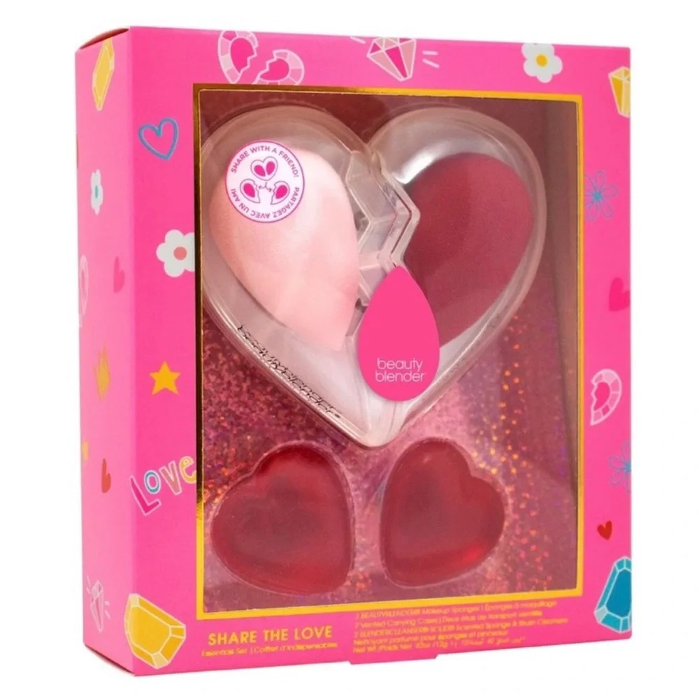 Beauty Blender Heart Set Share The Love Valentines Day Set Sponges